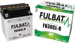 Fulbat Konvenční motocyklová baterie FULBAT FB30CL-B (YB30CL-B) Včetně balení kyseliny 2H820451