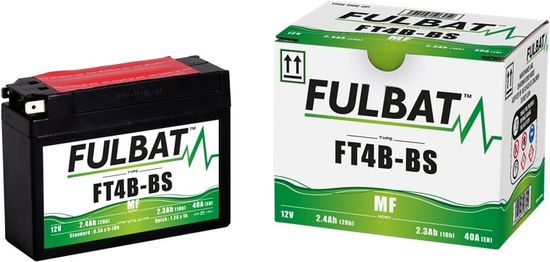 Fulbat Bezúdržbová motocyklová baterie FULBAT FT4B-BS (YT4B-BS) 550625