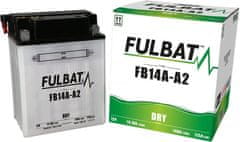 Fulbat Konvenční motocyklová baterie FULBAT FB14A-A2 (YB14A-A2) Včetně balení kyseliny 2H9256
