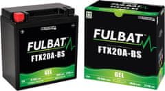 Fulbat baterie 12V, FTX20A-BS GEL, 12V, 18Ah, 270A, bezúdržbová GEL technologie 150x87x161 FULBAT (aktivovaná ve výrobě) 550994