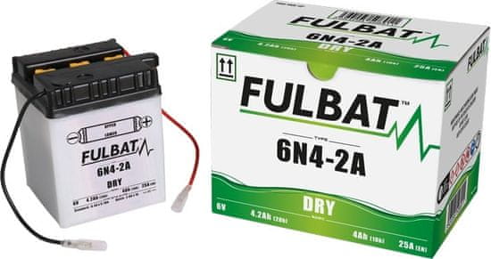 Fulbat Konvenční motocyklová baterie FULBAT 6N4-2A Včetně balení kyseliny 550891