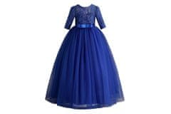 EXCELLENT Dívčí společenské šaty vel. 134 - Modré