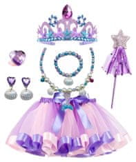 EXCELLENT Karnevalová sada doplňků růžová - Mořská princezna