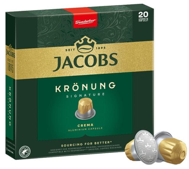Levně Jacobs Kronung intenzita 6, 20 ks kapslí pro Nespresso