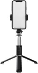 Rollei Comfort Selfie Stick, pro chytré telefony, BT, černá