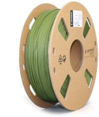 Gembird tisková struna (filament), PLA MATTE, 1,75mm, 1kg, zelená (3DP-PLA-01-MTMG)