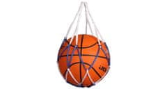 Merco Multipack 6 ks Single Ball Bag síť na míč modrá-bílá