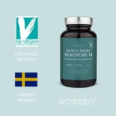 Nordbo Magnesium Muscle Relief, 90 kapslí
