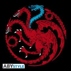 AbyStyle GAME OF THRONES - pánské tričko "Targaryen's symbol" - M