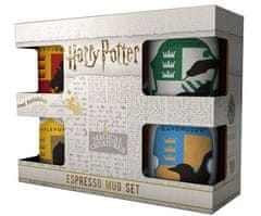 GB eye Hrnek - Harry Potter House Pride Espresso set 4ks