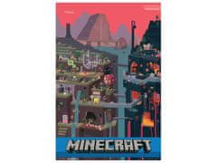 GB eye Minecraft - Minecraft World - plakát - 61 x 91,5 cm