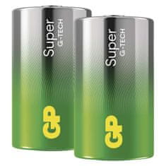 GP Alkalická baterie GP Super D (LR20), 2 ks