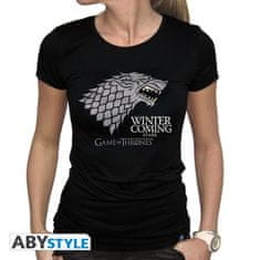 AbyStyle GAME OF THRONES - dámské tričko “Winter is Coming - Stark” - M