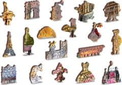 Wooden city Dřevěné puzzle Jaro v Paříži 2v1, 1010 dílků EKO