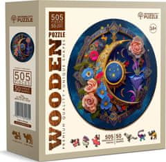 Wooden city Dřevěné puzzle Květinový Měsíc 505 dílků EKO