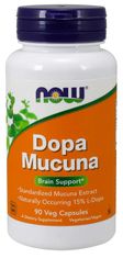 NOW Foods DOPA Mucuna, 90 rostlinných kapslí