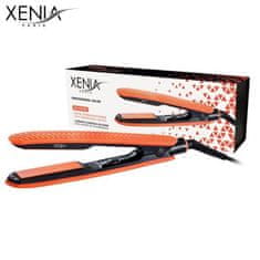 LEBULA Xenia Paris JS-140209: Oranžová silikonová žehlička na vlasy