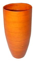 AXIN Bambusová váza klasik oranžová velikost L