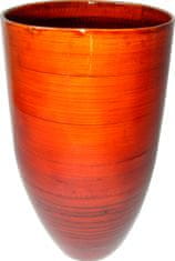 AXIN Bambusová váza optima červená
