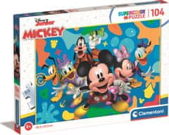 Clementoni Puzzle Mickey a přátelé 104 dílků