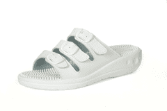 Befado zdravotní pantofle MASÁŽNÍ-třípáskové (3pM) bílé velikost 40