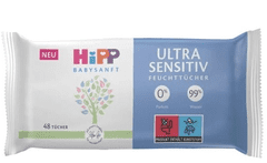 Huggies Hipp Babysanft Ultra Sensitive vlhčené ubrousky 48 ks