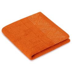 AmeliaHome Sada 3 ks ručníků BELLIS klasický styl oranžová, velikost 30x50+50x90+70x130