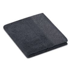 AmeliaHome Sada 3 ks ručníků BELLIS klasický styl grafitově šedá, velikost 30x50+50x90+70x130