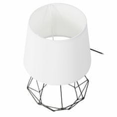 Dekorstyle Stolní lampa DIAMENT 2v1- černá/bílá