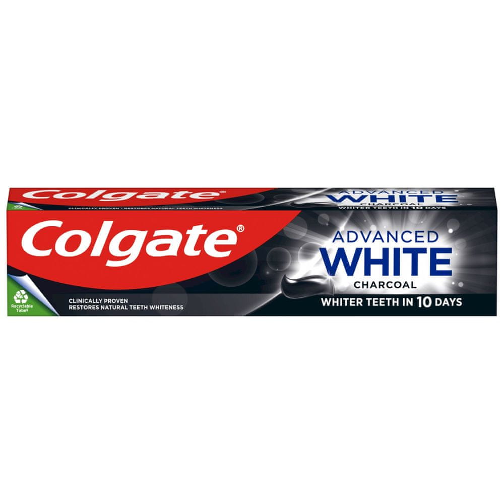 Levně Colgate zubní pasta Advanced White Charcoal XXL 125 ml
