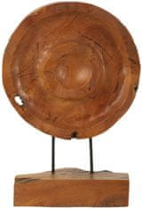 Autronic Kruh dřevo 45cm IND-OBR001-30