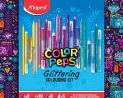 Maped Umělecká sada Colorpeps třpytky 31 el Sada pastelek tužky