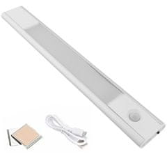 APT ZD106 LED světlo pod skřínku s pohybovým senzorem 20 cm, USB