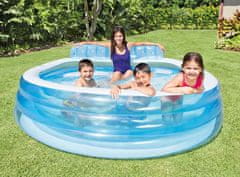 Intex 57190 Rodinný bazén Lounge 224 × 216 × 76 cm.