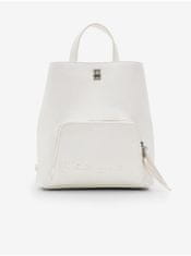 Desigual Bílý dámský batoh/kabelka Desigual Half Logo 24 Sumy Mini UNI