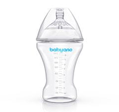 BabyOno Antikoliková láhev, lahvička pro miminko Natural - 260 ml