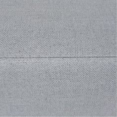KONDELA Pohovka, šedá látka, levá, BROKEN 76 x 144 x 67 cm