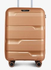 Střední kufr 65cm Metallo Gold