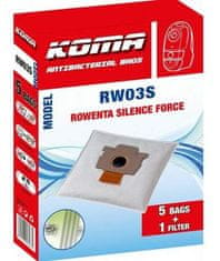 KOMA Sáčky do vysavačeRW03S - Rowenta Silence Force textilní