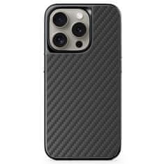 EPICO Kryt na mobil Hybrid Carbon Magnetic s MagSafe na Apple iPhone 15 Pro Max - černý