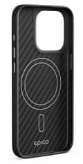 EPICO Kryt na mobil Hybrid Carbon Magnetic s MagSafe na Apple iPhone 15 Pro Max - černý