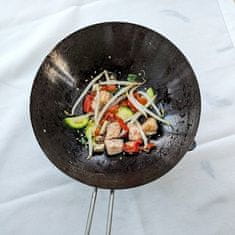 Kela WOK pánev KL-10059 Mini wok Joy ocel černý 15,0cm 18,0cm 0,35