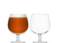 LSA International Bar Craft sklenice na pivo 550ml čiré set 2ks, LSA, Handmade