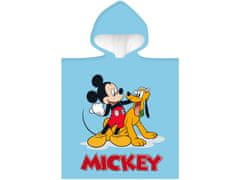 BrandMac Modré dětské pončo Mickey Mouse