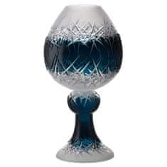 Caesar Crystal Váza Hoarfrost, barva azurová, výška 560 mm