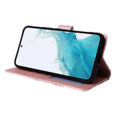 Tech-protect Wallet knížkové pouzdro na Samsung Galaxy A55 5G, garden violet