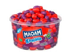 Haribo Maoam Kracher Wild Red Berries - žvýkací bonbony 1200g (dóza 265ks)