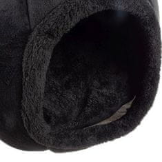 MG Plush pelíšek pro kočky 36 x 33 cm, černý