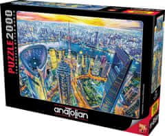 AnaTolian Puzzle Pohled na Šanghaj 2000 dílků