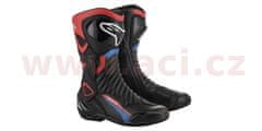 Alpinestars boty S-MX 6 HONDA kolekce, (černá/červená/modrá/bílá, vel. 44)